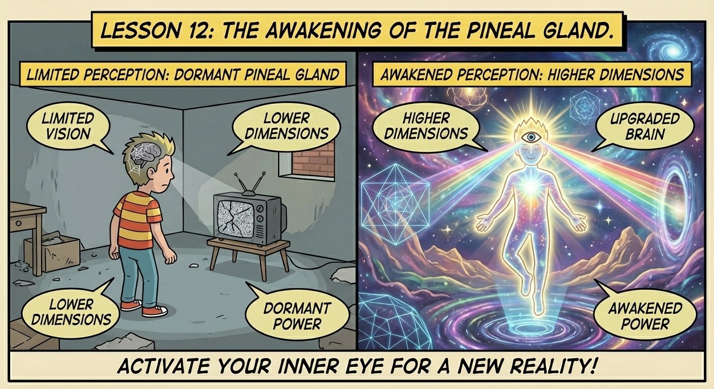 The Awakening of the Pineal Gland: How to Upgrade Your Brain and Experience Higher Dimensions – Lesson 12